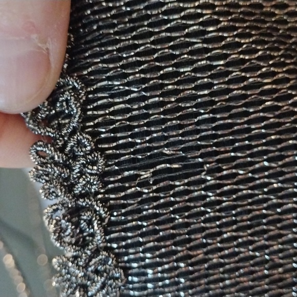 USA Made Rare Vintage Ritzy Unique Evening Midi Dress w Bolero Cloque Sz 10 - Picture 12 of 14